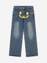 Jeans mit Smiley-Print – 1978